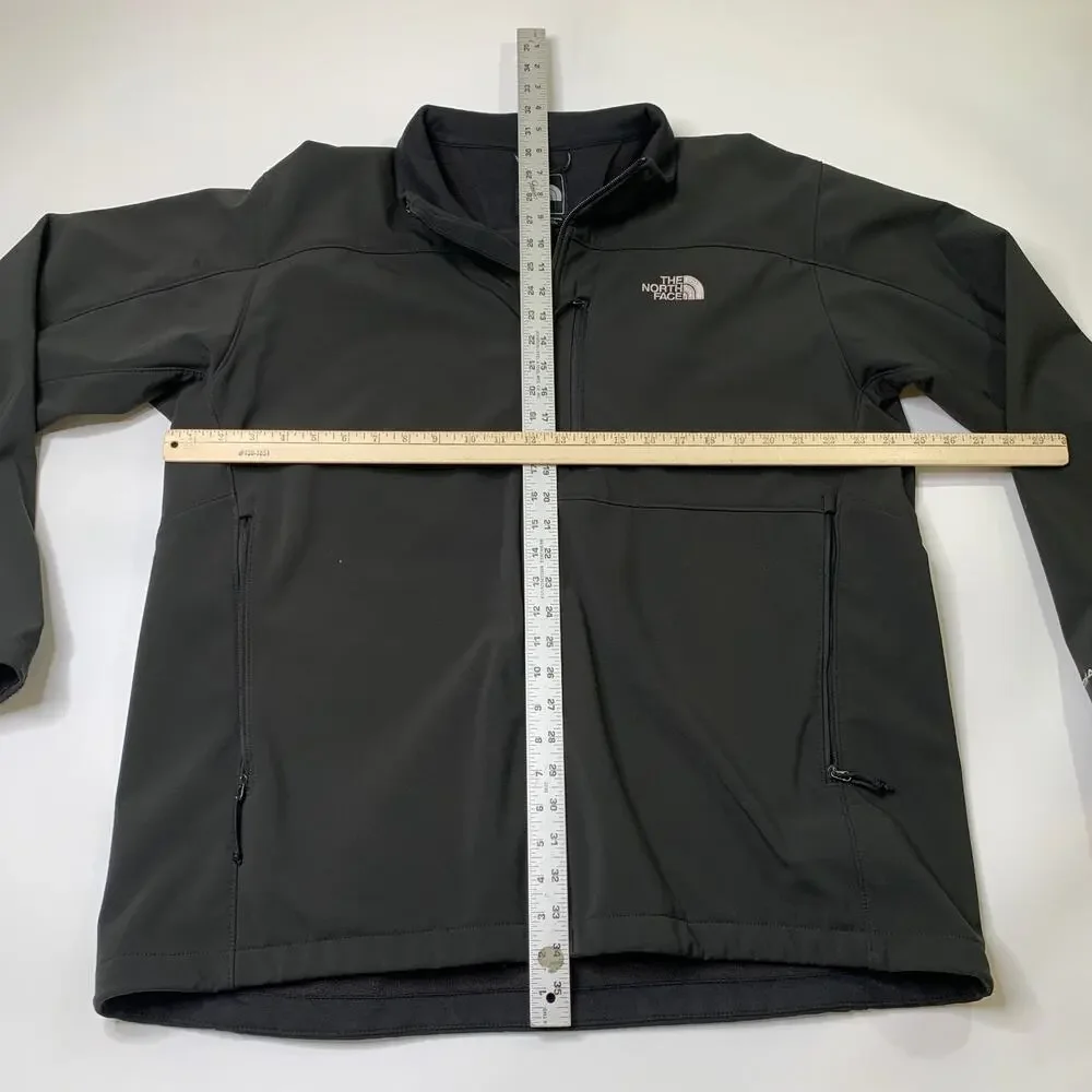 The North Face Jacket Mens 2XL Black Apex Bionic Softshell Fleece Lined Full Zip